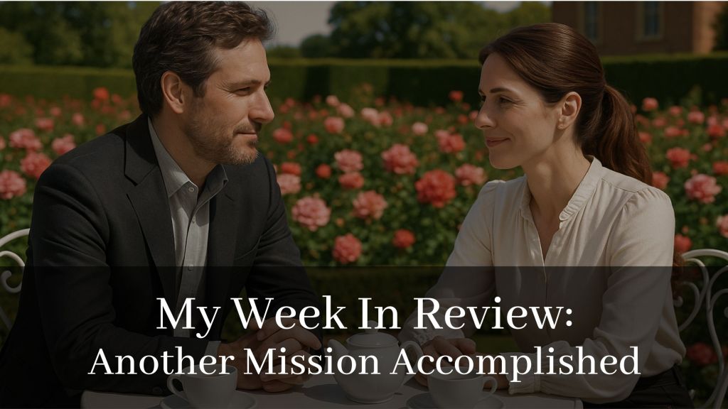 My Week In review: Another Mission Accomplished header imatge
