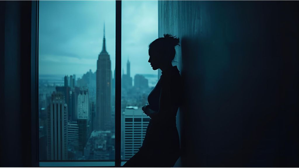 A sihloueyye of a woman looking outover a skyline asns e thinks. Post relates to an indecent proposal in BDSM